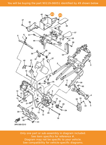 Yamaha bolt with - with, washer