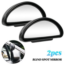 2x Rear View Blind Spot Mirror Clamp For Safer Driving Towing Reversing Car Van