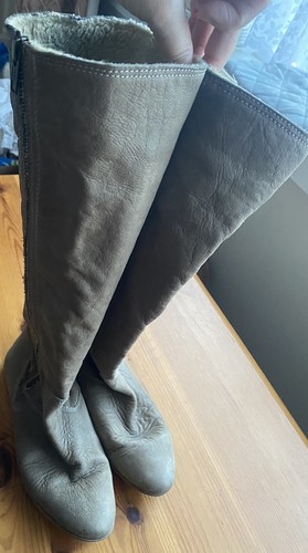 Topshop real leather brown - real,
