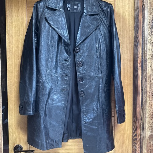 Zara black leather - black,
