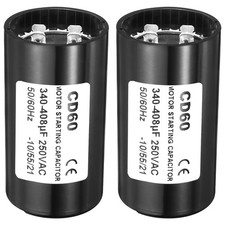 2pcs 340-408uF/Mfd 250VAC