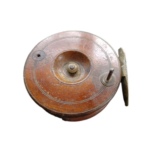 Vintage wooden fishing - vintage, 4"
