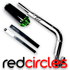 GREEN CRF50 SIZE PIT BIKE CNC EXHAUST SYSTEM fits 50cc 110cc 125cc PITBIKES
