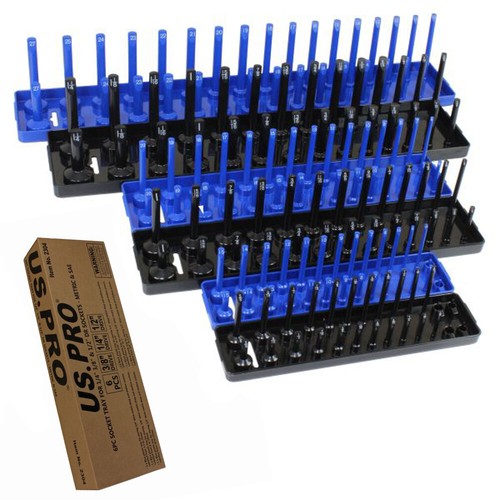 6pc socket rail tray - 6pc,