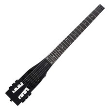 Anygig AGESE Travel Electric Guitar 24 Frets Headless Full Scale Black with Bag