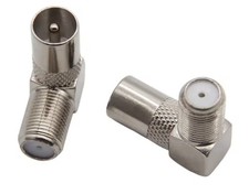 2x Right Angle 90 Degree F