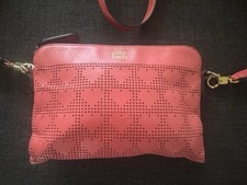 ORLA KIELY Punched Hole Leather Crossbody Bag Ex.Con  