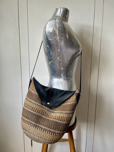 Vintage bucket basket bag - vintage,
