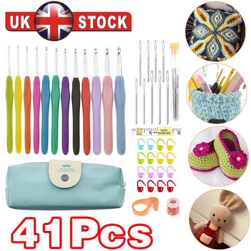 41pcs set crochet hook - crochet, kit