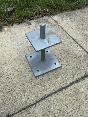 Galvanised steel base - base, plate
