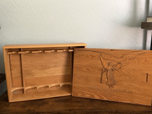 Montes alpha wooden wine - alpha,