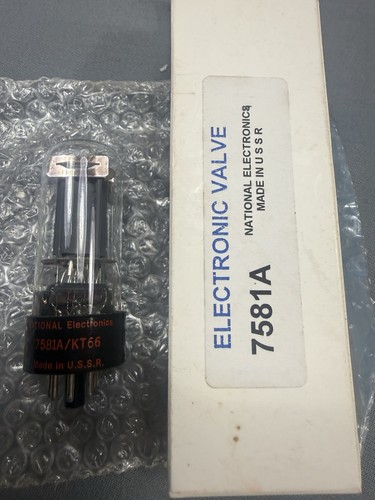 National 7581a kt66 tube - national,