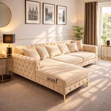 Chesterfield Chaise Sofa