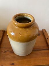 LARGE PEARSONS CHESTERFIELD WHITTINGTON WOOD POTTERIES  STONEWARE FLAGON POT
