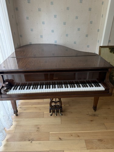 Weber grand piano brown - piano, wood