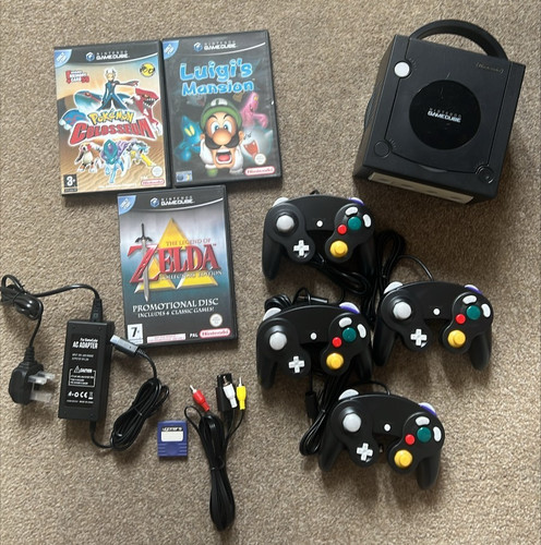 Gamecube console all wires - all,