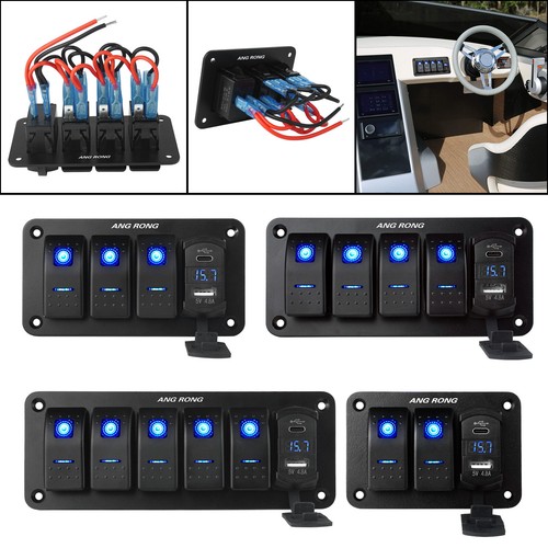 Gang led rocker switch - gang,