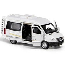 1/32 Mercedes Benz Sprinter RV Alloy Vehicle Model Sound & Light Toy Gift Kid