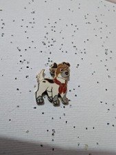 Oliver And Company - Dodger Standing Red Bandana -  Mini Disney Fantasy Pin