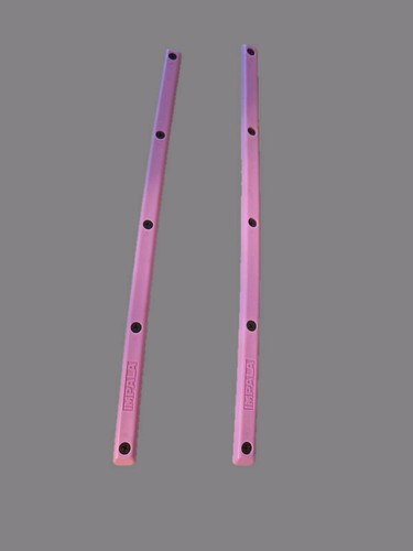 Pink skateboard rails - rails, impala