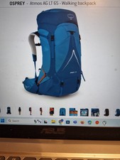 Osprey Atmos AG LT 65 S / M Night Shift / Scoria Blue