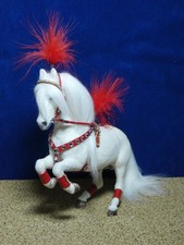 OOAK LSQ CUSTOM BREYER CLASSIC SCALE LIPPIZANER CIRCUS HORSE & HARNESS