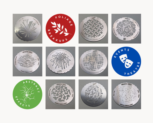 Assorted metal gobos - assorted,
