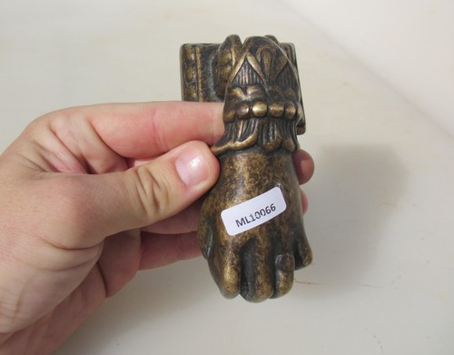 Vintage brass door knocker - brass,