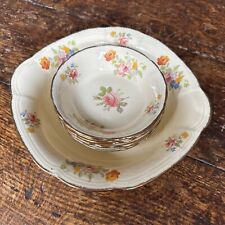 Vintage Alfred Meakin ‘Royal Marigold’ Dessert Set For 6