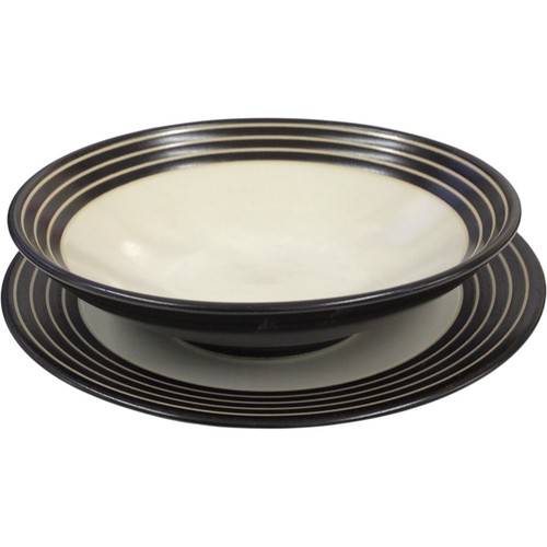 Denby intro stripes black - stripes,