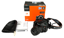 Sony Alpha SLT-A65V 24.3MP Digital Camera in original box with DT 18-55mm Sam II lens