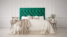 ALEXA PLUSH  VELVET 30" HEADBOARD-3FT-4FT-4FT6"-5FT-6FT