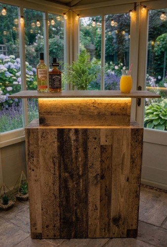 Led home bar counter - home, old