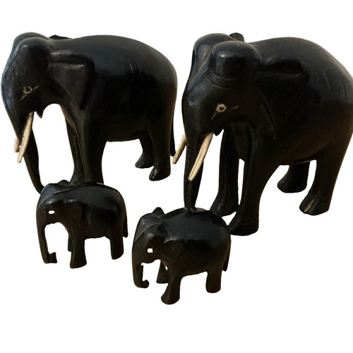 Vintage hand carved ebony - ebony, wood