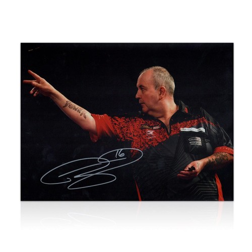 Phil taylor signed - phil, darts