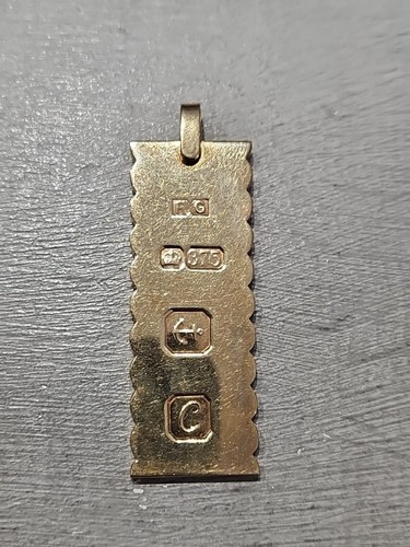 9ct yellow gold vintage 1977 - yellow,