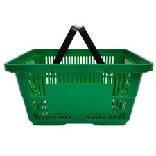 New Plastic Shopping Basket with handles Plastic Shopping Basket - 22L And 28L
