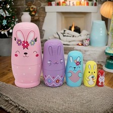 Rabbit Nesting Dolls Russian