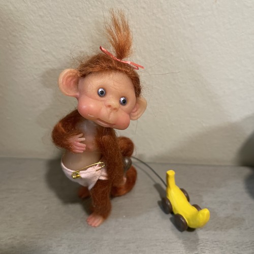 Small monkey figurine - monkey,