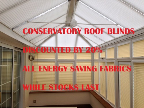 Conservatory roof blinds - conservatory,