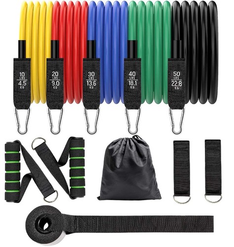 Exercise resistance bands set - resistance,
