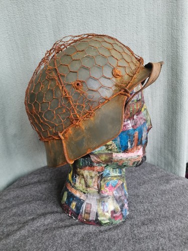 Ww2 german helmet - german, wire