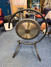 large gong with stand 18inch