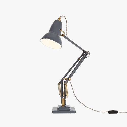 Desk lamp grey brass - lamp, &