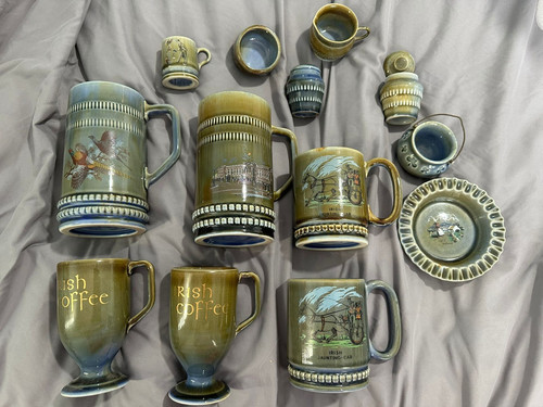 Irish porcelain selection - selection, of