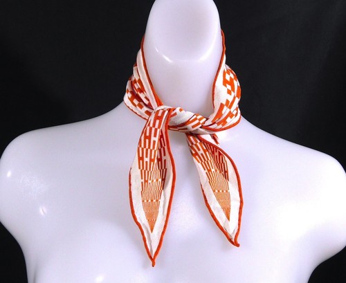 Hermes losange scarf orange - hermes, h