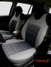 2 Grey Front Car Seat Covers