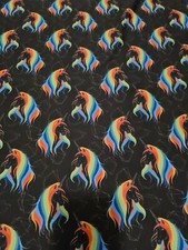 Rainbow unicorn print matt