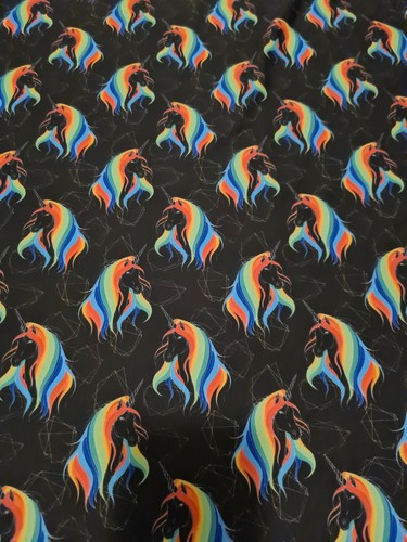 Rainbow unicorn print - , matt