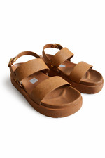 The Edit Platform Tan Sandals
